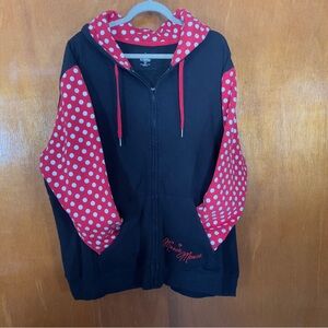 Disney Minnie Mouse Polka Dot Jacket - Black and Red